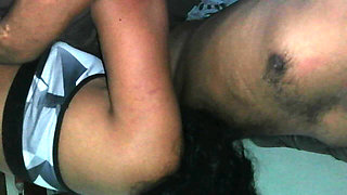 Father in Law's Gigantic Dick Hangs Out Under His Sarom for Step Daughter