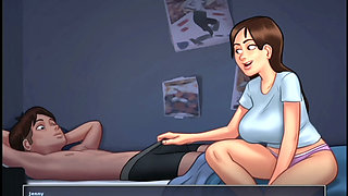 Stepsister shared bed with me at night