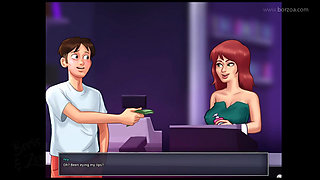 My big dick destroys condom of this cartoon redhead slut (Summertime Saga - Ivy - Part 1)