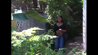 Black Slut Screams on Black Monster Cock