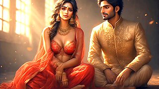 18-year-old anime girl gets down with her older aunty in a wild cartoon fantasy