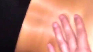 Cute Girlfriend Nervous at Gloryhole Gets Filled