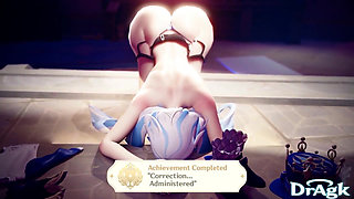 Dragk's Furina Archon Compilation - 3D Animated Cosplay Sex Hardcore Facefuck Anal Running Makeup