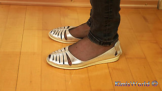 Nylon Soles Worship - Extreme Feet Tease, Dangling & Shoeplay