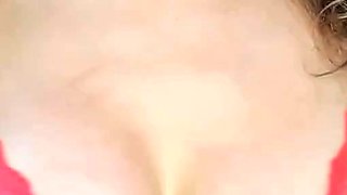 Girl in Lingerie Oiled Massage Big Boobs - Homemade