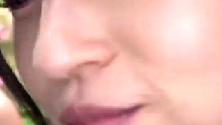 Risky Slick - a Smiling G-cutie Gets Completely Oiled for an Outdoor Ride Chapter-2