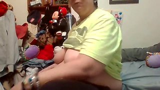 Oil Big Boobs Show Finger Pussy