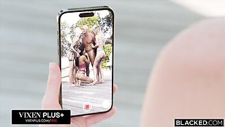Blacked.Com featuring Jason Luv and Stefany Kyler's interracial porn