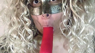 Kitty Rosario sucks dick lollipop