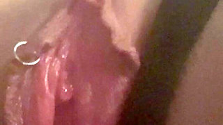 MILF Stimulating Clit with New Toy