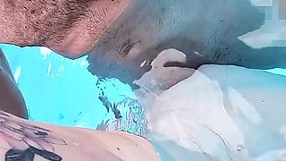 Pool Sex: Silicone Lube and Creamy Finish