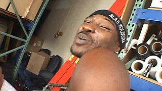 Rought Sex with BBC While Her Husband Watches