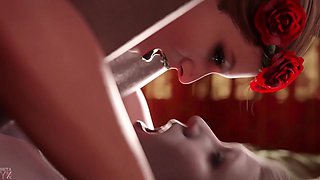 Cartoon Futa Lady Seduces New Hire