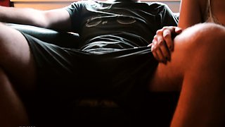 Handjob amateur hot teen pov tugging with passion