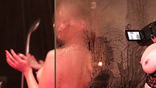 Girl on girl fun with Mackenzie, Alice, Clea, and Jada