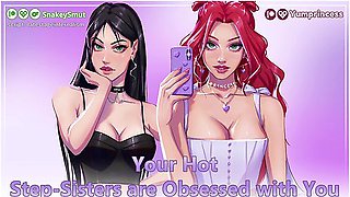 Car Toon In Your Hot Step-sisters Are Obsessed With You! Feat. Yumprincess [audio Porn] [threesome