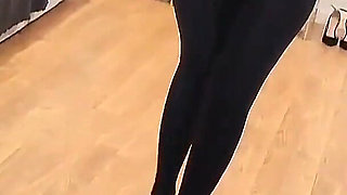 Teasing Parade Beautiful Model Showing Amazing Ass