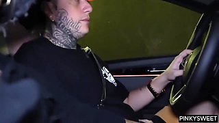 On Vacation At The Beach With Stepbrother And We End Up Having Sex, Big Cumshot In My Pink Pussy