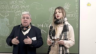 Student Pelaconbarba Settles Scores with Busty Teacher Alba on Classroom Desk in Rough Pound Session