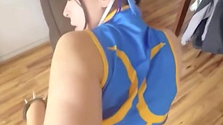 Chung Bubble Butt Lee Cosplay - Thick Ass Asian in Sexy Costume