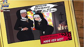 Confession Booth: Nun And Schoolgirl Spanking