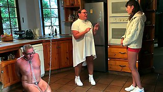 Mistress April Spanks Humiliated Femboy Babysitter