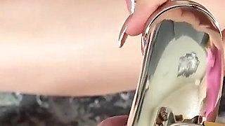 The Swollen, Armored Cock Pulsates and Tries to Cum