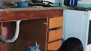 Friends Called the Neighbor Over to Fix the Pipe, and the Short Dresses Were a Temptation for the Neighbor