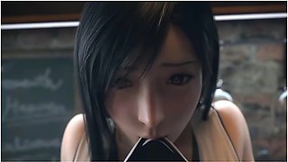 Final Fantasy Vii Final Fantasy Vii Remake Character Cloud Strife Tifa Lockhart Artist Hydrafxx Pixiewillow
