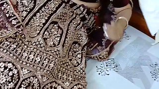 Newlywed Desi Couple Sharing Their First Night Of Passion