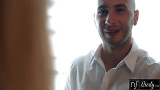 Big Tit Blonde Monika Fox Titty Fucks Huge Cock