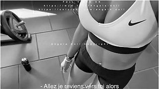 Angela Doll In Stranger Challenge - I Accost A Stranger At The Gym To Get Fucked In The Toilet