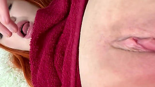 Pink Pussy and Clitoris Close-up
