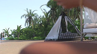 Steps of De Bauchery 38 Ive Had Fun on the Beach Tanning Topless