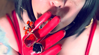 A Gloved Smoking Video From Tina Snua - Your Mistress Wants You To Watch Her Smoke In Leather & Latex Gloves