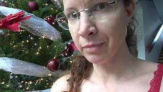 Licking Under the Christmas Tree