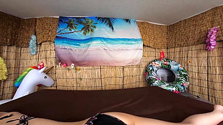 Fair-skinned, Beautiful Girl Is Brought in for a Free Oil Massage. Ready for Surprise 1/2