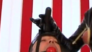 Humiliates penis squeezing
