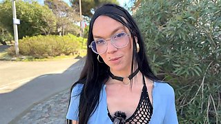Marina french brunette come back for a mmf threesome