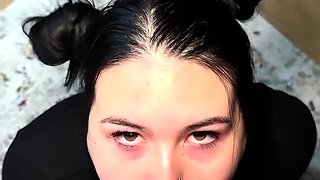 Amateur Teen Blowjob Under the Cover