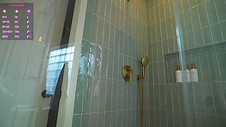 Myliss sweet teen in the shower