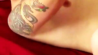 Slut milf Claire with pink hair fucks black thick cock