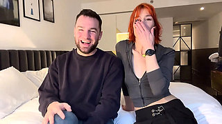 Sex Shop Adventure with Tall Skinny Redhead MILF - Rough Anal & Ass to Mouth with Big White Cock