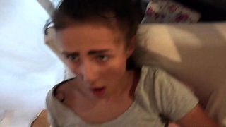 Teen blowjob and hardcore fun