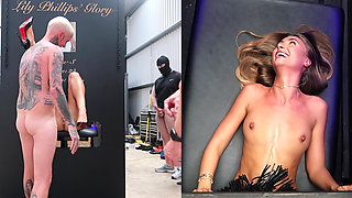 Lily Phillips Gets Destroyed by Me and the Boys in Gloryhole! (my First Time)