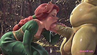 Ever seen a big-boobed pixie queen take ogre fuckpole?