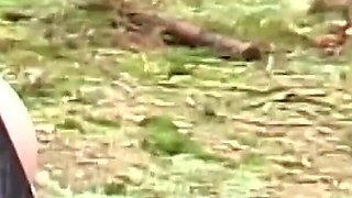 Busty cougar gets submissive