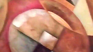 Cheating ebony Lady Finesse with big boobs and brown hair bangs frantically to pleasure with a BBC