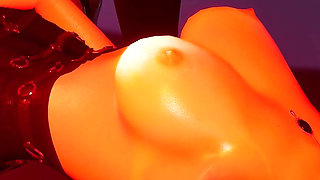 Horny Nightclub Whore Try Threesome with Two Guys