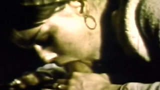 Green-tinted Cum Guzzlers Drain Studs in Retro 9-minute Orgy